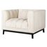 Fauteuil S5140 FR White Chenille Beaudy | Richmond Interiors