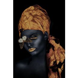 Glasschilderij vrouw met hoofddoek 080120-633