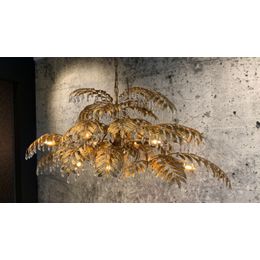 Hanglamp LB023/12+1 ambachtelijk brons Bellagio | Leclercq & Bouwman