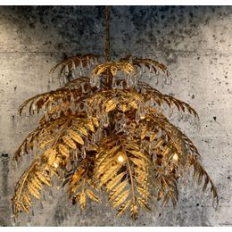 Hanglamp LB023/9 ambachtelijk brons Bellagio | Leclercq & Bouwman