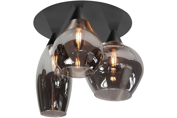 Plafondlamp zwart Cambio | Highlight