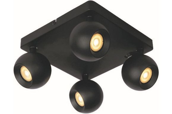 Plafondlamp Zwart Favori | Lucide