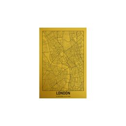 Schilderij London Citymap