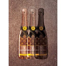 Glasschilderij Louis Vuitton Champagne 060080F-156