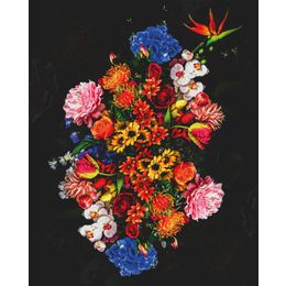 Schilderij Iridescent Delight Dibond Flower Bomb