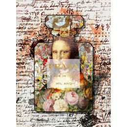 Glasschilderij parfumfles Prada Mona Lisa 060080F-248