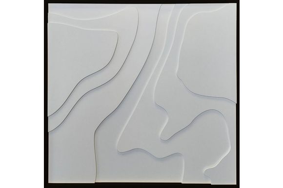 Schilderij Waves - versie A (zwarte relieflijst)
