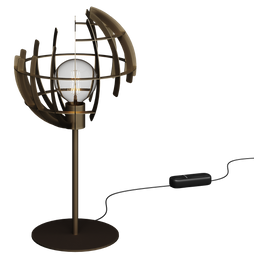 Tafellamp 2412-Oud Messing Terra