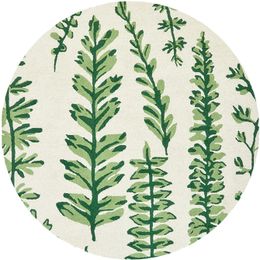 Vloerkleed Juniper 125907 rond Ferns | Scion Rug Collection