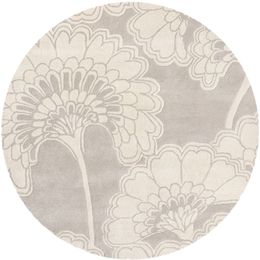 Vloerkleed Oyster 039701 rond Japanese Floral