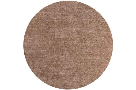 Vloerkleed 611 Light Brown rond New Berbero | Brinker Carpets