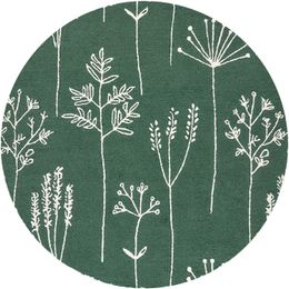 Vloerkleed Forest 126407 rond Stipa | Scion Rug Collection