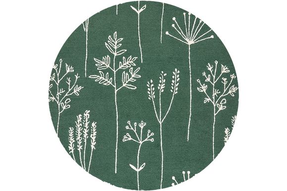 Vloerkleed Forest 126407 rond Stipa | Scion Rug Collection