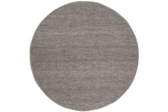 Vloerkleed 820 Dark Grey rond Torino | Brinker Carpets