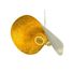 Hanglamp LB037-2+1XL ovaal textured white Oyster | Leclercq & Bouwman