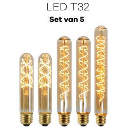 Lichtbronpakket 5 x LED E27 T32 | Lucide