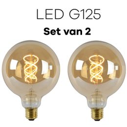 Lichtbronpakket 2 x LED E27 G125 | Lucide