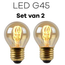 Lichtbronpakket 2 x LED E27 G45 | Lucide