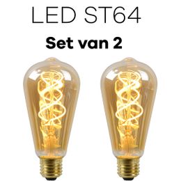 Lichtbronpakket 2 x LED E27 ST64 | Lucide