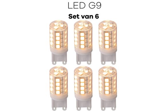 Lichtbronpakket 6 x LED G9  | Lucide