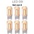 Lichtbronpakket 6 x LED G9  | Lucide