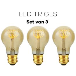 Lichtbronpakket 3 x LED E27 TR GLS