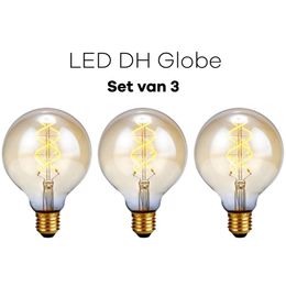Lichtbronpakket 3 x LED E27 DH Globe
