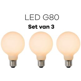 Lichtbronpakket 3 x LED E27 G80 | Lucide