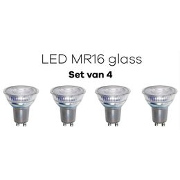 Lichtbronpakket 4 x LED G10 MR16 glass