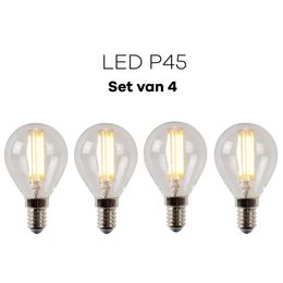 Lichtbronpakket 4 x LED E14 P45  | Lucide