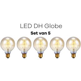 Lichtbronpakket 5 x LED E27 DH Globe