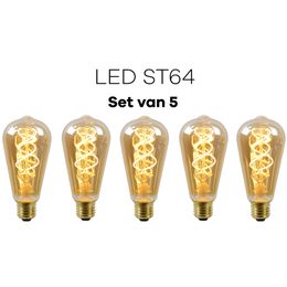 Lichtbronpakket 5 x LED E27 ST64 | Lucide