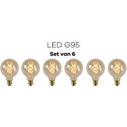 Lichtbronpakket 6 x LED E27 G95 | Lucide