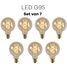 Lichtbronpakket 7 x LED E27 G95  | Lucide
