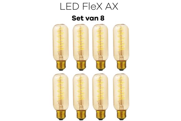 Lichtbronpakket 8 x LED E27 FleX AX