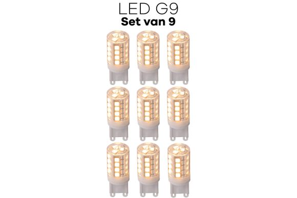 Lichtbronpakket 9 x G9 | Lucide
