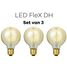 Lichtbronpakket 3 x LED E27 FleX DH