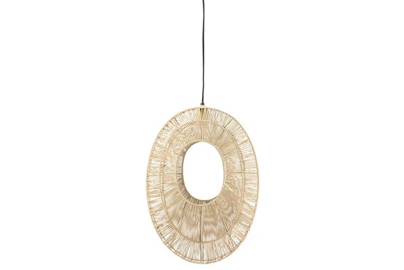 Hanglamp 221769 - natural Ovo  | By-Boo