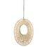 Hanglamp 221769 - natural Ovo  | By-Boo