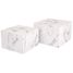 Salontafelset White Marble Carrara Gaillard