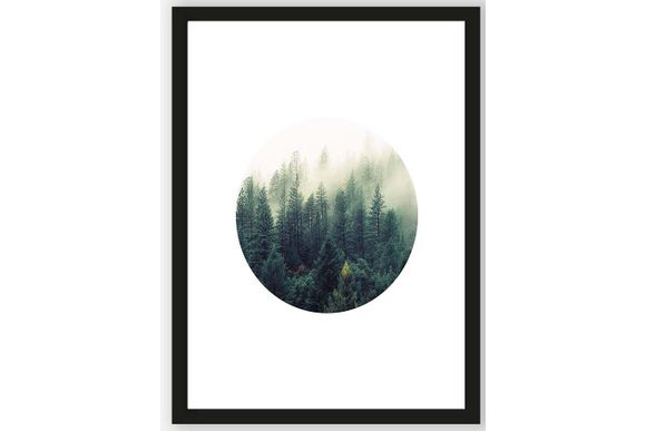Art Print Contemporary Forest