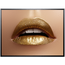 Art Print Gouden Lippen SHI730