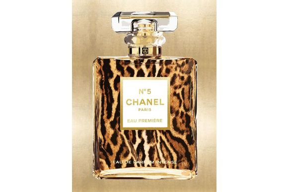 Glasschilderij Chanel Parfum Jaguar 060080F-352