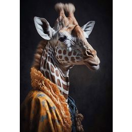 Wandkleed Giraffe